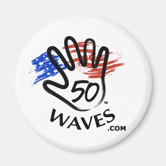 50 Waves Magnet (Devant)