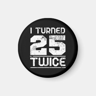 50e anniversaire amusant aimant