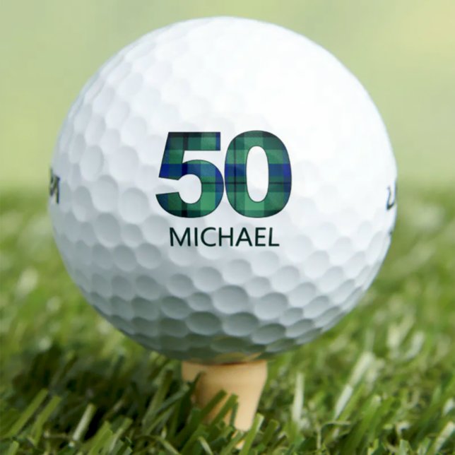 50e anniversaire balles de golf 50 ans cadeau plai (Créateur téléchargé)