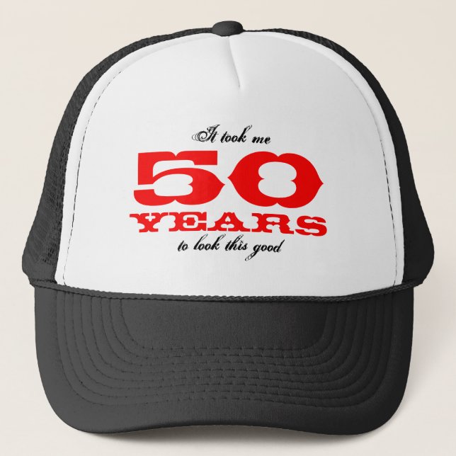 50e anniversaire de l'idée-cadeau| Casquette avec  (Devant)