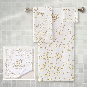 50e anniversaire de Mariage d'or Confetti
