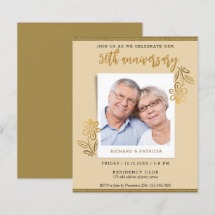 50e anniversaire de Mariage Parties scintillant d'