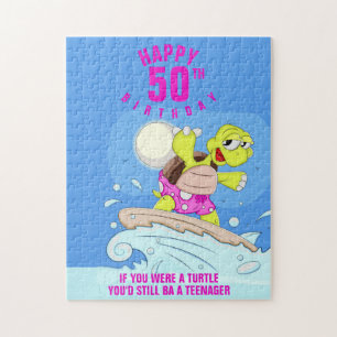 50e Anniversaire drôle citation Jigsaw Puzzle