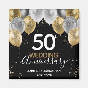 50e anniversaire du Mariage Ballons Magnet