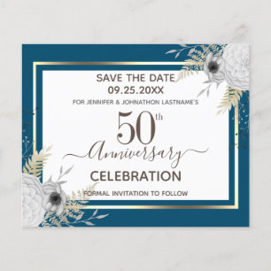 50e anniversaire du Mariage Floral Enregistrer la
