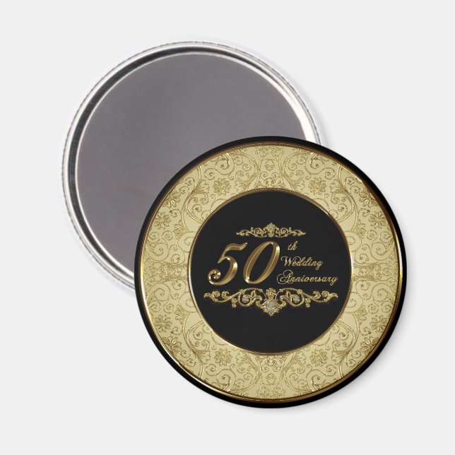 50e anniversaire du Mariage Magnet (Recto/Verso)
