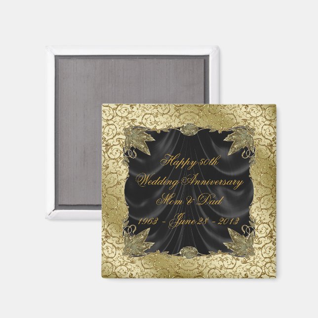 50e anniversaire du Mariage Magnet (Recto/Verso)