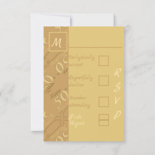 50e anniversaire du Mariage RSVP