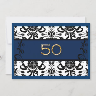 50e anniversaire, Gold Foil, Invitation
