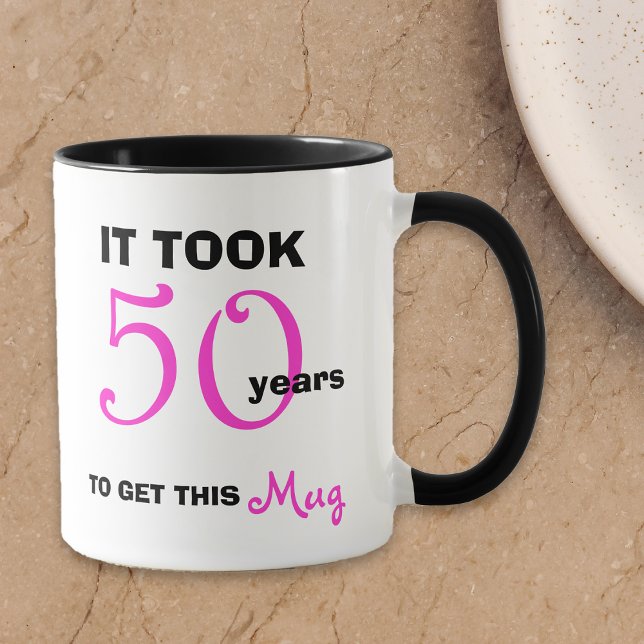 50e anniversaire Idées cadeaux pour Mug femmes - D (Créateur téléchargé)