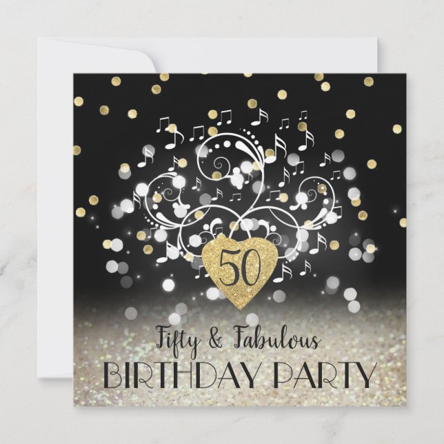 50e anniversaire invitation (Devant)