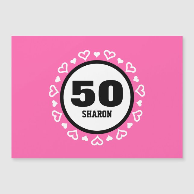 50e anniversaire pour son cadre COEUR P29DZ (Devant)