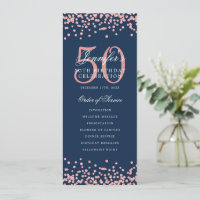 50e Anniversaire Programme Remerciements U Rose Go