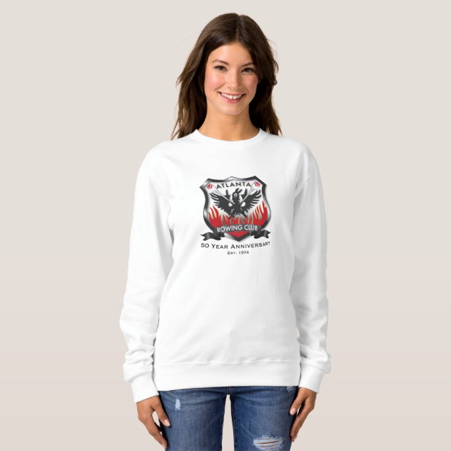 50e anniversaire Sweatshirt de base des femmes (Devant entier)
