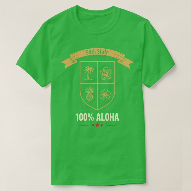 50e État 100 Aloha TShirt (Design devant)