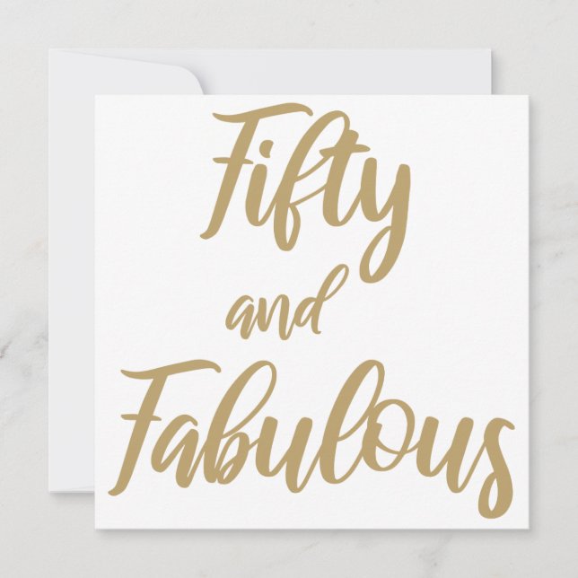 50e Humour d'anniversaire (Devant)