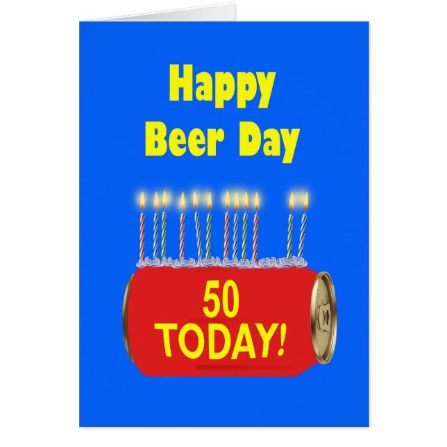 50e Jour de la Bière Joyeuse Anniversaire (Devant)