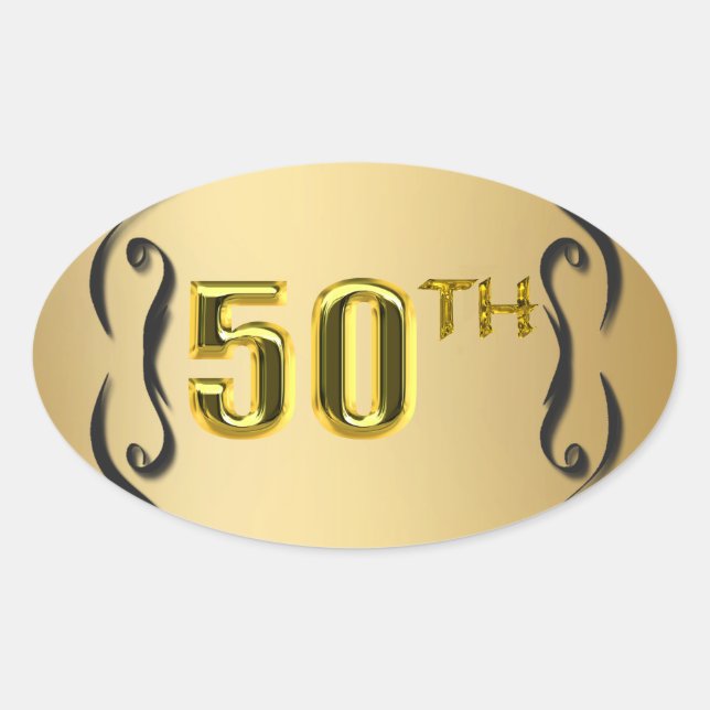 50e Sceau D'Or Et Stickers (Devant)