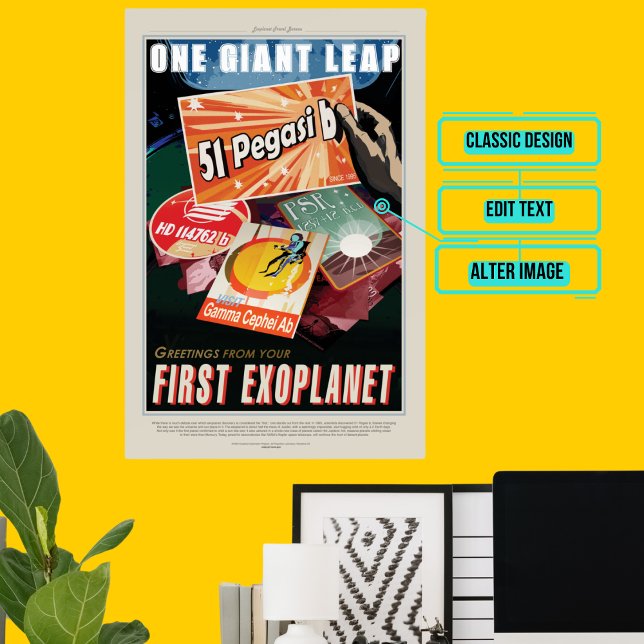 51 Pegasi b - Poster du tourisme spatial (Please enjoy our design and see the others in the collection.)