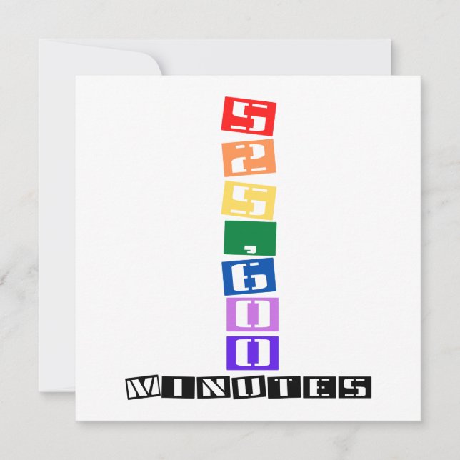 525 600 Minutes (Devant)