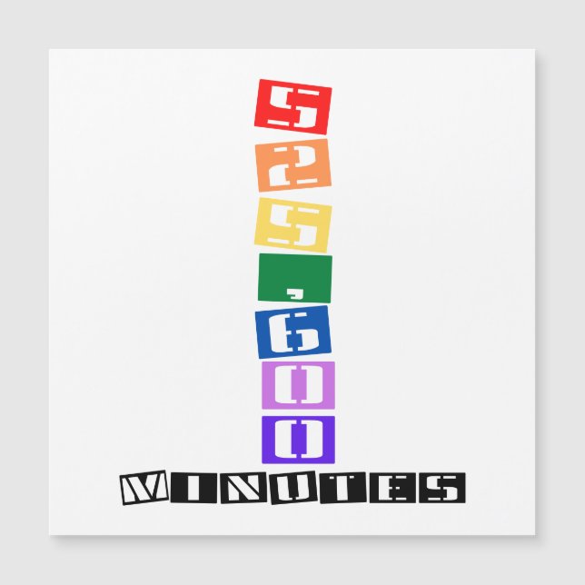 525 600 Minutes (Devant)