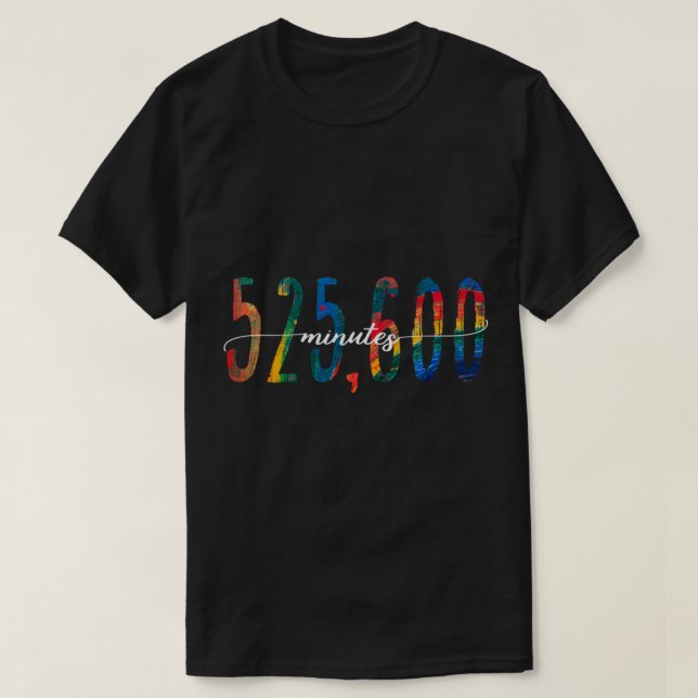 525 600 Minutes T-Shirt Classique (Design devant)
