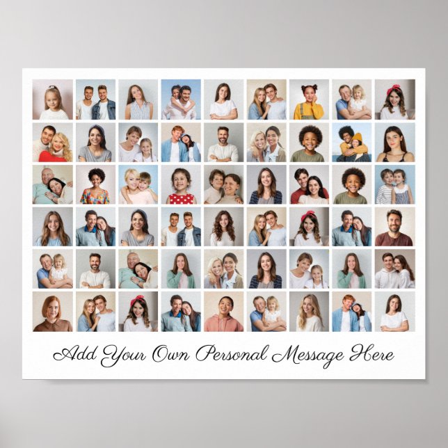 54 Photo Collage Ajoutez Votre Propre Affiche De V (Devant)