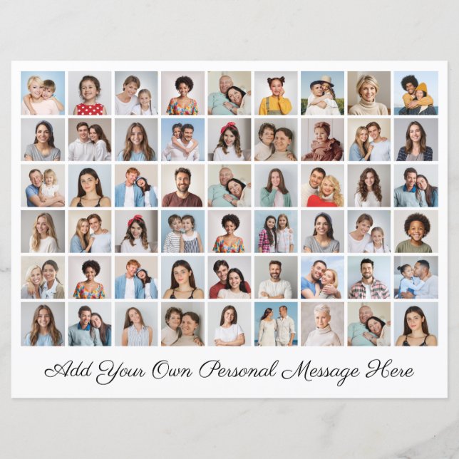 54 Photo Collage Ajoutez votre propre feuille de p (Devant)