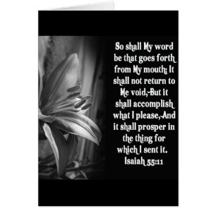 55:11 D'ISAÏE D'ÉCRITURE SAINTE DE BIBLE