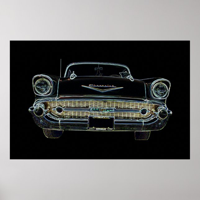 57 Chevy Bel Air Poster (Devant)
