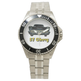 57 Chevy Classic Montre en acier inoxydable