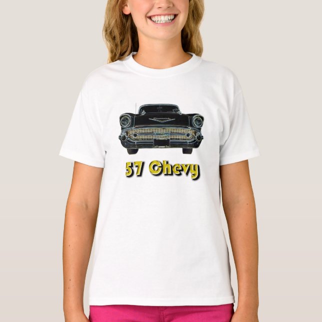 57 T-shirt Chevy Bel Air pour enfant (Devant)