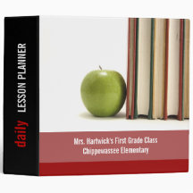 Classeur du planificateur de leçons de l'enseignan