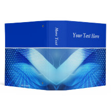 Classeur moderne d'abrégé sur bleu