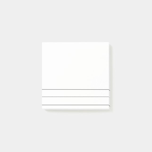 5/8 Notes de post-it à liaison primaire (Devant)