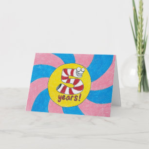 5 ans carte d'anniversaire/anniversaire de