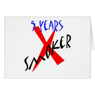 5 ans de X-fumeur de rouge