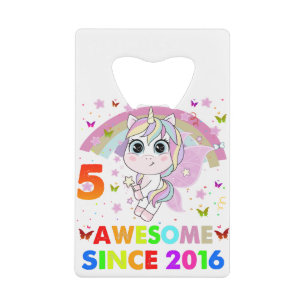 5 Ans Unicorn 5e Anniversaire Girl Unicorn Part