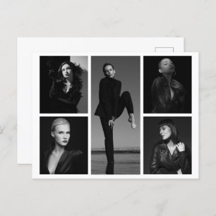 5 Carte postale de voeux modifiable