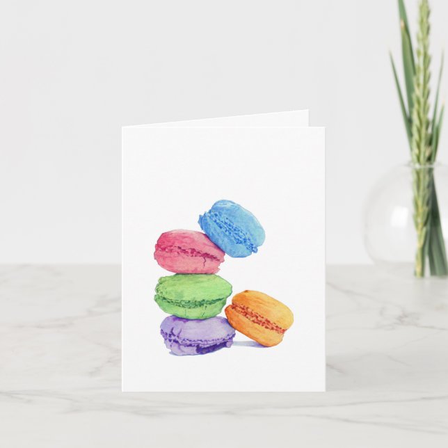 5 cartes Macarons (Devant)