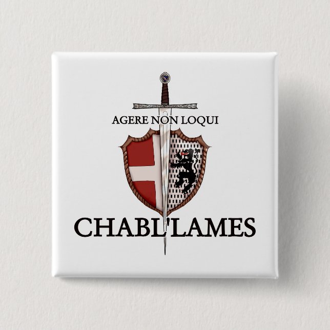 5 Cm Badge carré AMHEdu74 (Devant)