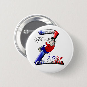 5 Cm Badge rond 57mm, Zemmour 2027