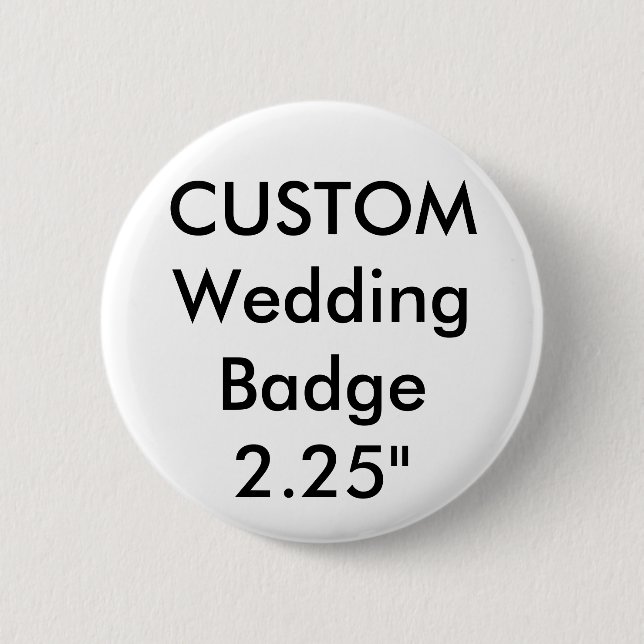 5 Cm Épingle de Badge Rond Standard 2,25" Personnalisé (Devant)
