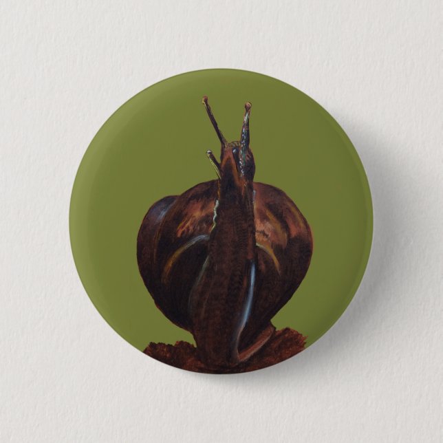 5 Cm Pastels aux escargots Dessin Badge rond (Devant)