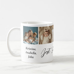 5 Collage Photos de la Fête des mères tasse à café