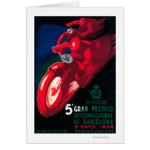 5 Gran Premio Poster de moto Internat'l