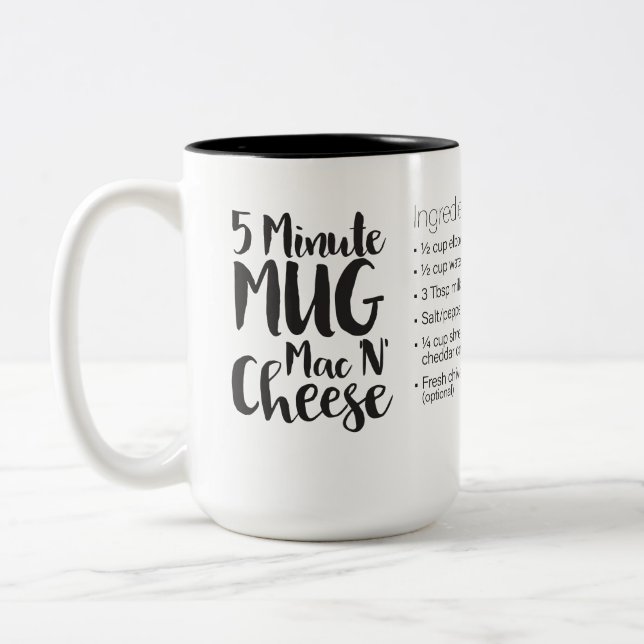 5 minutes MUG Mac 'N' Cheese—LRG MUG (Gauche)