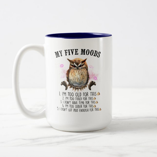 5 Moods Coffee Mug (Gauche)
