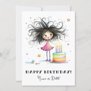 * 5 NOM DE PHOTO Carte d'anniversaire Personnalise