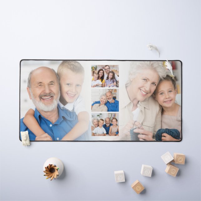 5 Petits enfants de la famille personnalisée Photo (Tableau pour enfants)